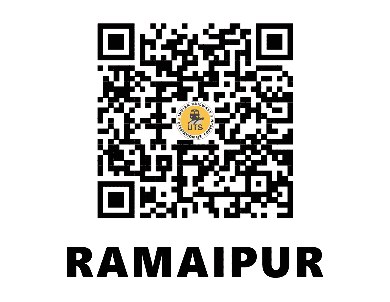 UTS QR Code for RAMAIPUR - RAMR - NE (UTTAR PRADESH)